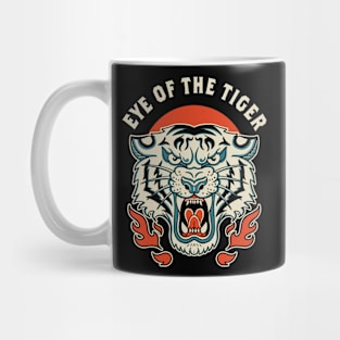 Tiger White tatto Mug